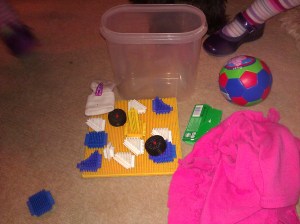 stickle brick art finished