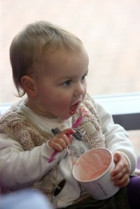 baby eating