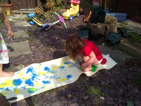 large scale painting