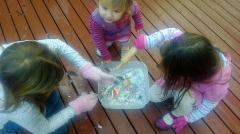 Ice mummy! I love ice. Bash, bash , bash.