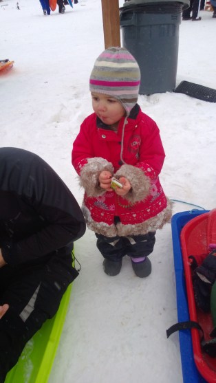  A snack to fuel more fun. NB. There is nowhere to get food or drink at the snow park so a flask of hot soup and some snacks is a good idea.