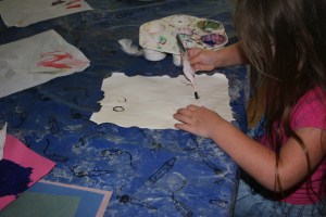 writing with a quill