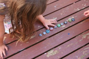 We need 8. We have 10 let's throw 2 of them away. Now that's right.