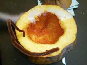 We sprinkled the other half with caster sugar.