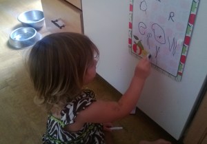 writing toddler