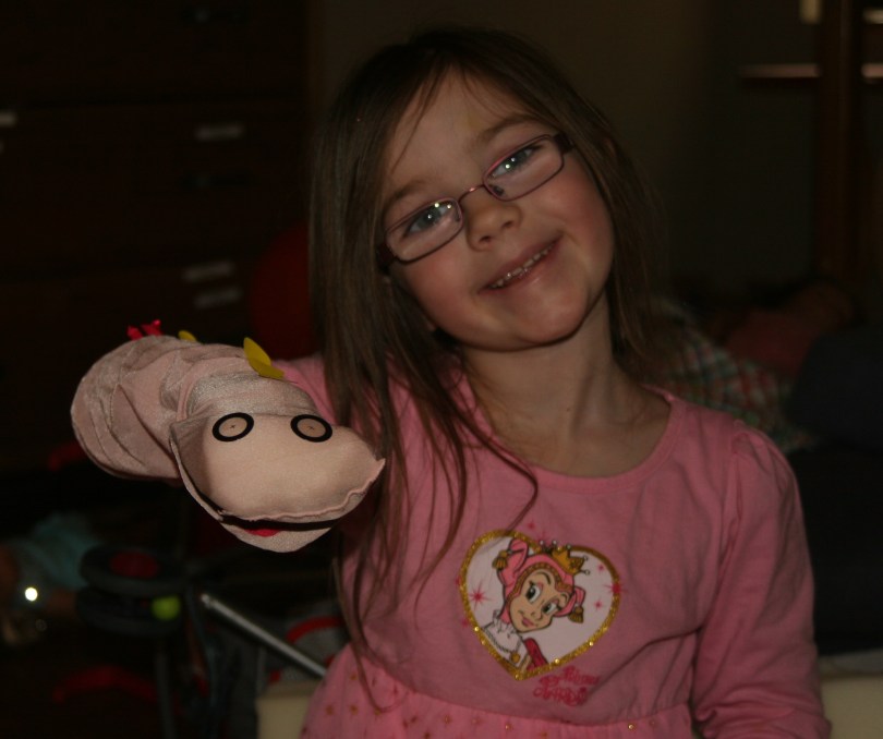 hand puppet made by child