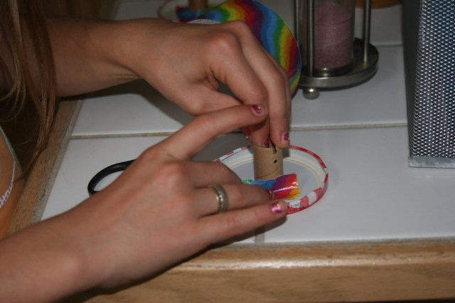 Making toadstools for a fairy garden
