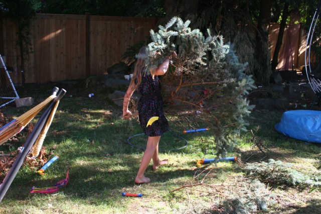 branches to cover a swamp