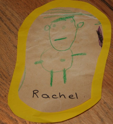 childs drawing of people