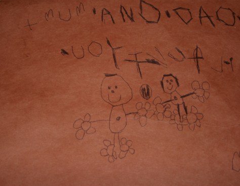 child's drawing of people