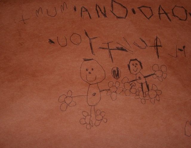 child's drawing of people