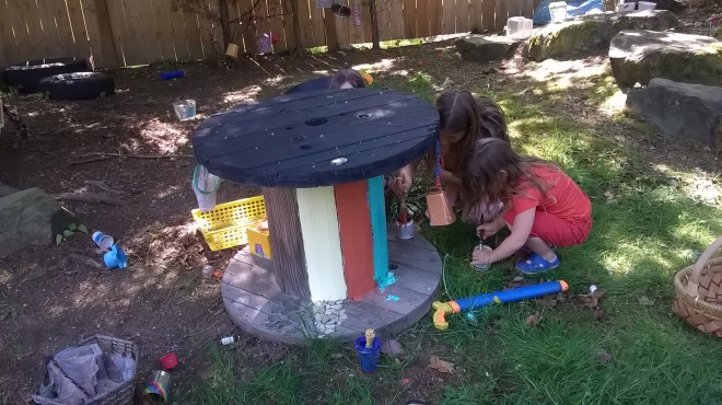 painting an electrical spool
