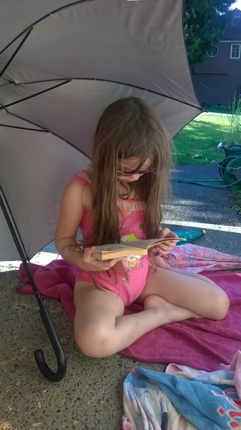 reading in the sun