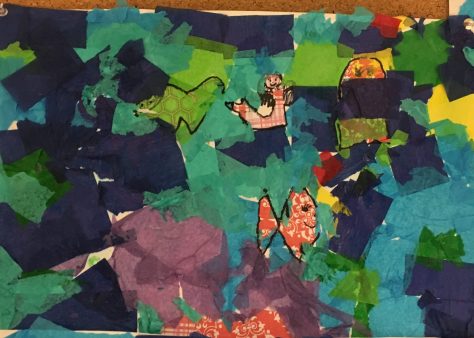 Eric Carle inspired collage