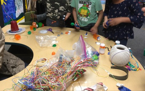 mobiles for swimming through plastic