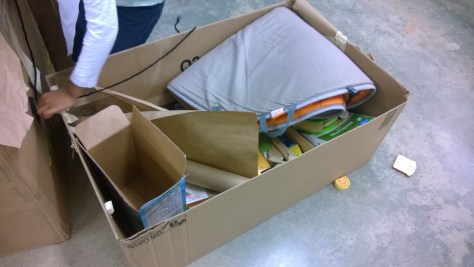 joining parts of the boat