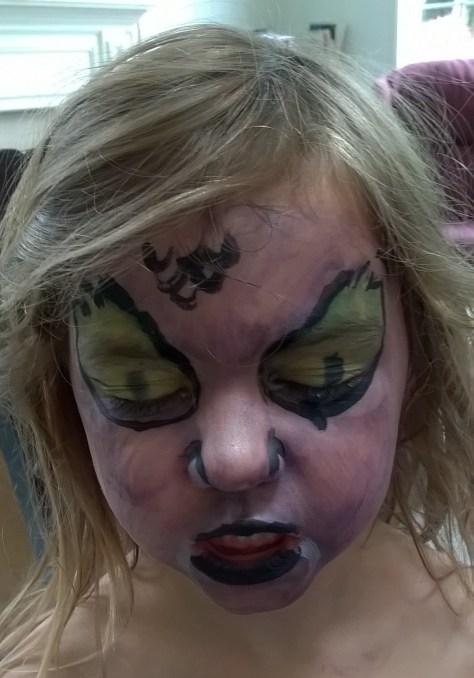 dragon face paint