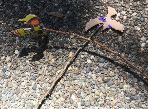 home made shadow puppets