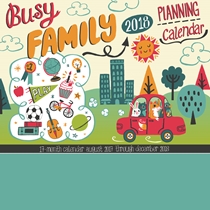 busy family calendar