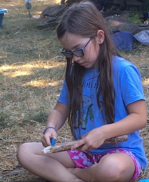 attempting to make a spoon