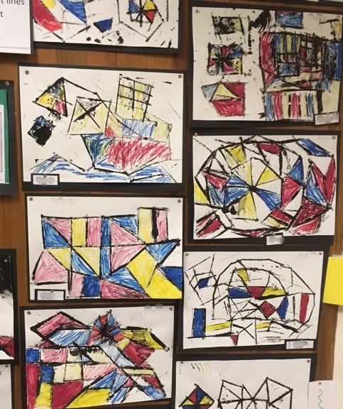 art project investigating line