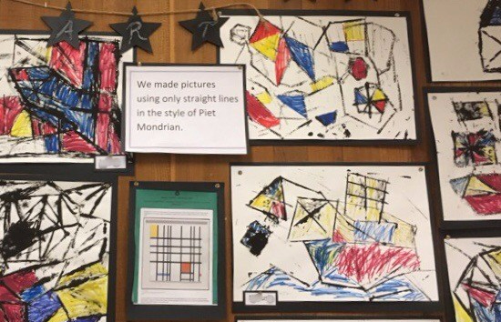 piet mondrain inspired art