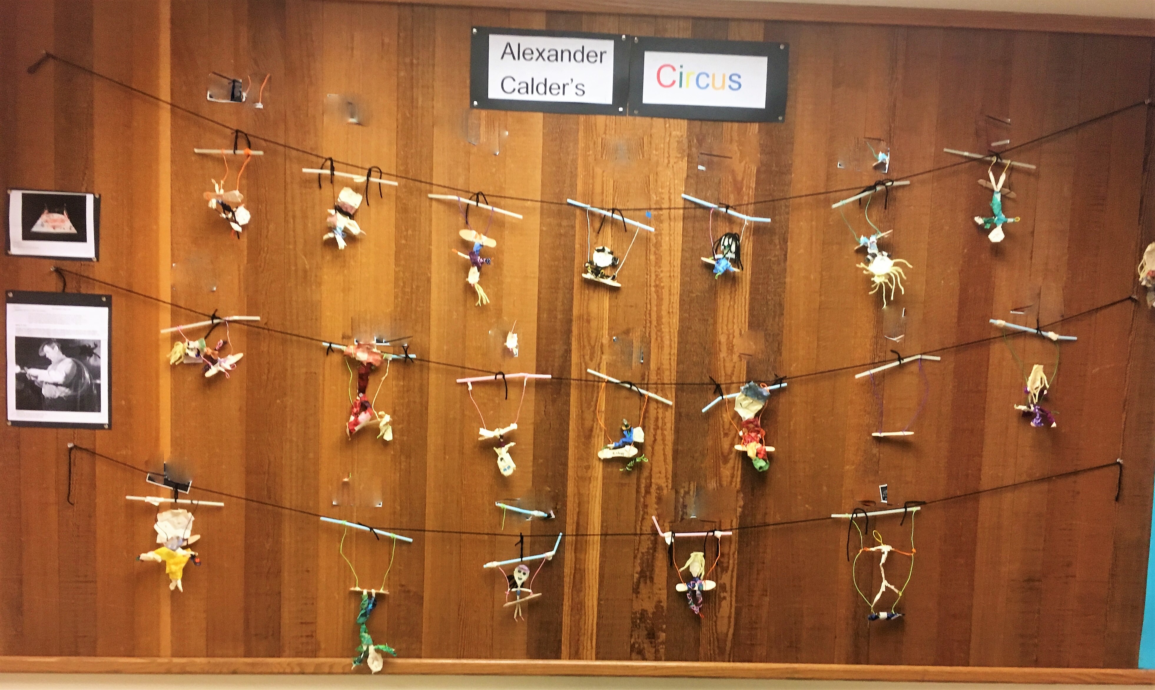 Alexander Calder's Circus wire sculptures