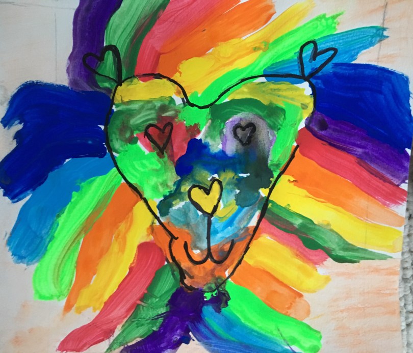 1st grade art leroy neiman lions