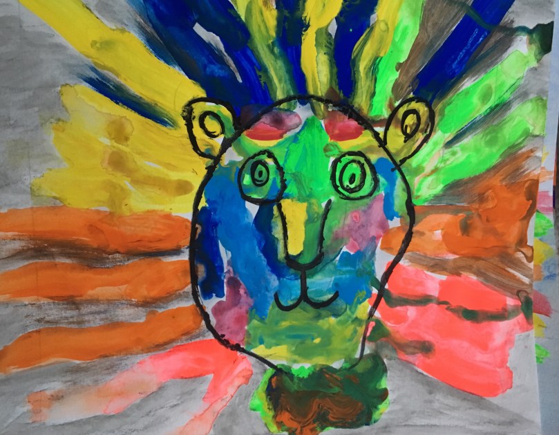 leroy neiman lions 1st grade art