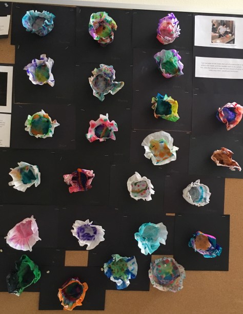 art project inspired by chihuly's macchia